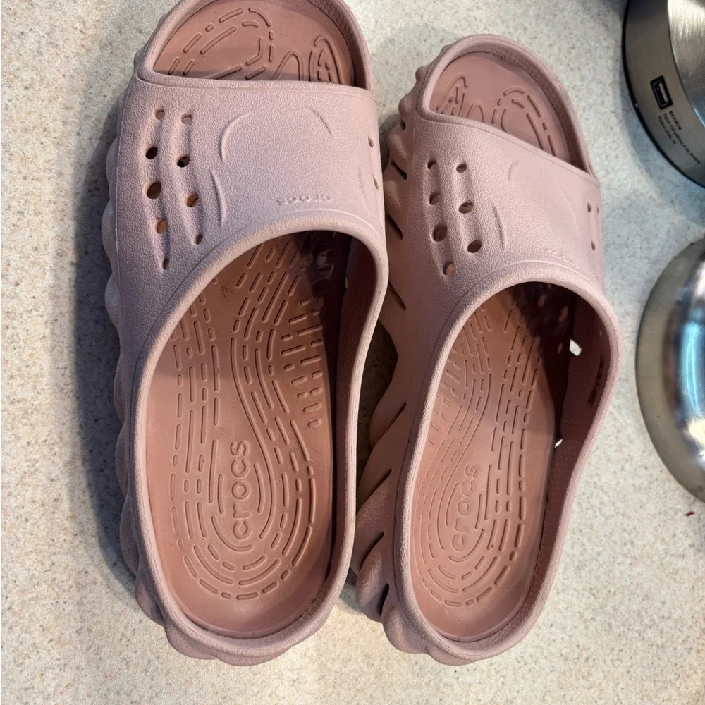 CROCS Blush Slide Sandals - Picture 2 of 6